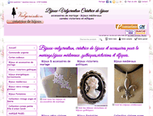 Tablet Screenshot of bijoux-valycreation.com